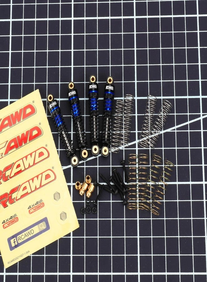 RCAWD CR18P Shocks 47MM Oil-Filled Shock absorber For CR18P Upgrades Rock Van CR18P Trail Hunter CR18P Rock Van EVO CR18P EVO HARVEST CR18P EVO Trail Hunter Parts Blue - Image 5